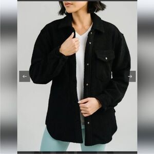 Black Naya Shirt Jacket